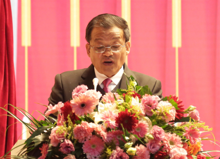 爱游戏体育官方网站首页（中国）有限公司第一届党委班子选举大会---张爱民同志作党委工作报告